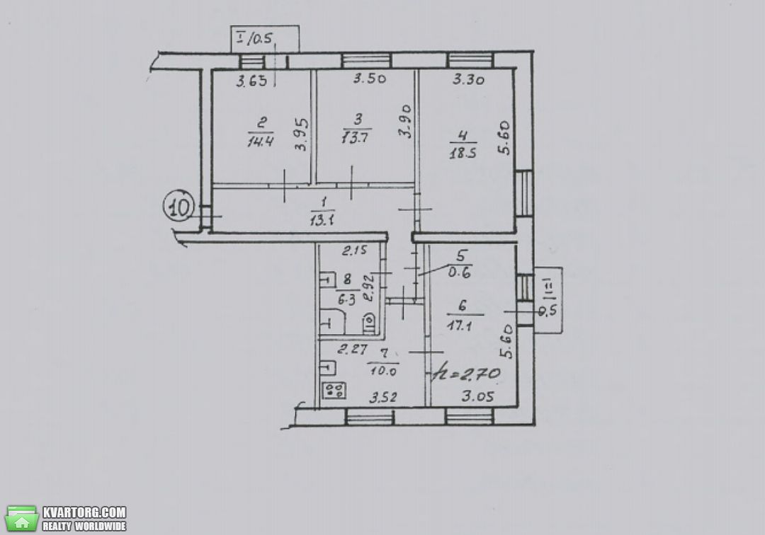 Sell 4-room apartment. Днепропетровск, Гончара — photo 10