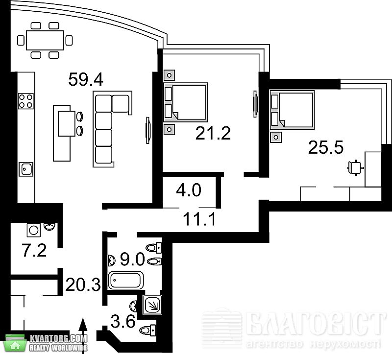 Sell 3-room apartment. Киев,  Кловский спуск — photo 4