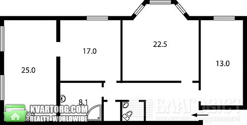 Sell 3-room apartment. Киев, Гагарина пр — photo 10