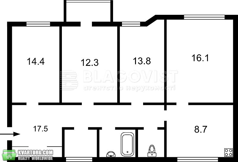 Sell 4-room apartment. Киев,  Саксаганского — photo 2