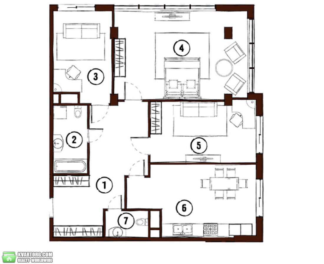 Sell 3-room apartment. Киев,  Жилянская — photo 2