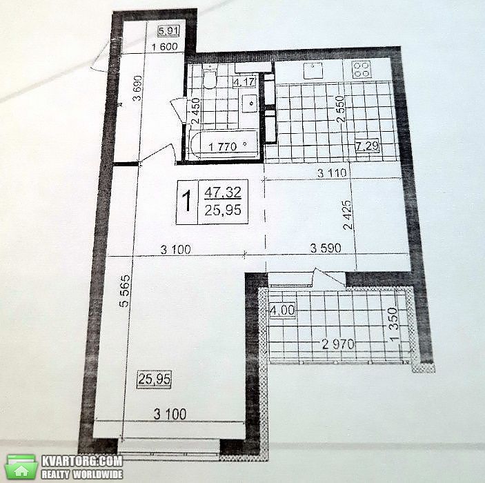 Sell 1-room apartment. Киев,  Тираспольская — photo 4