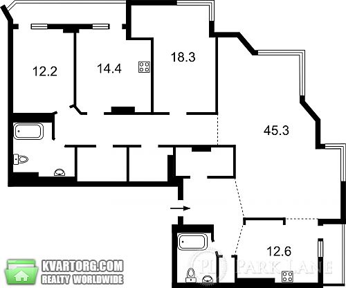 Sell 4-room apartment. Киев, Соломенская — photo 2