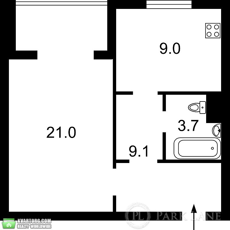Sell 1-room apartment. Киев,  Драгоманова — photo 10