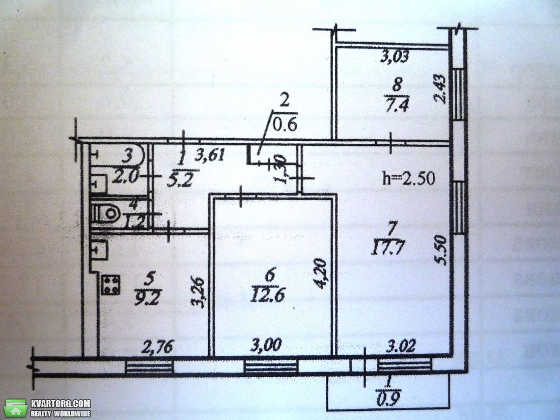 Sell 3-room apartment. Днепропетровск, Кирова пр. — photo 6
