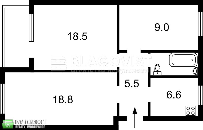 Sell 3-room apartment. Киев,  Кропивницкого — photo 3