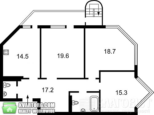 Sell 3-room apartment. Киев, Харьковское шоссе — photo 9