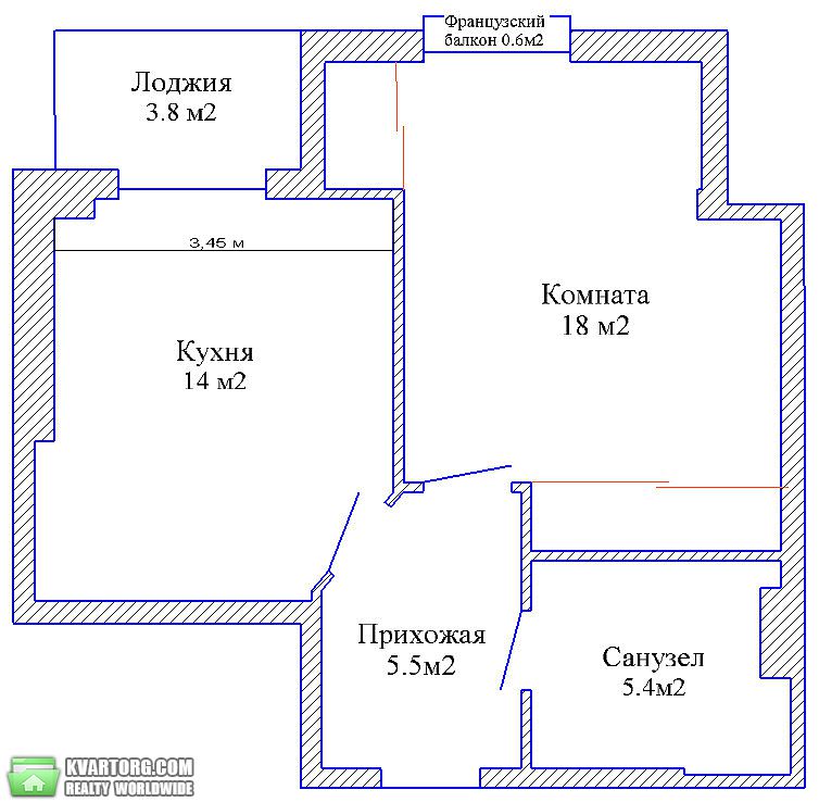 Sell 1-room apartment. Киев,  Кировоградская — photo 2