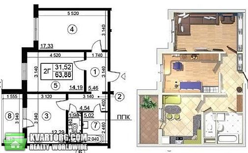 Sell 2-room apartment. Киев, Русовой — photo 2