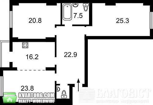 Sell 3-room apartment. Киев, Окипной — photo 3