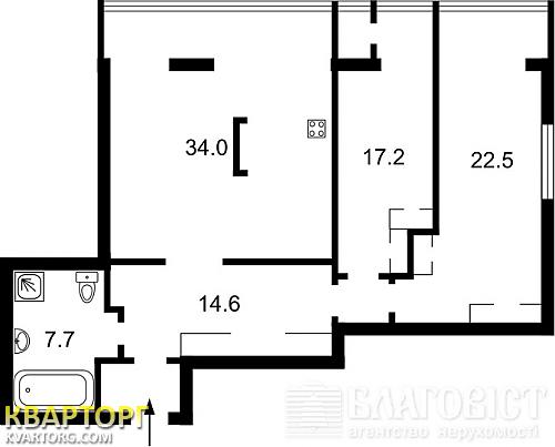 Sell 3-room apartment. Киев, Щорса — photo 2
