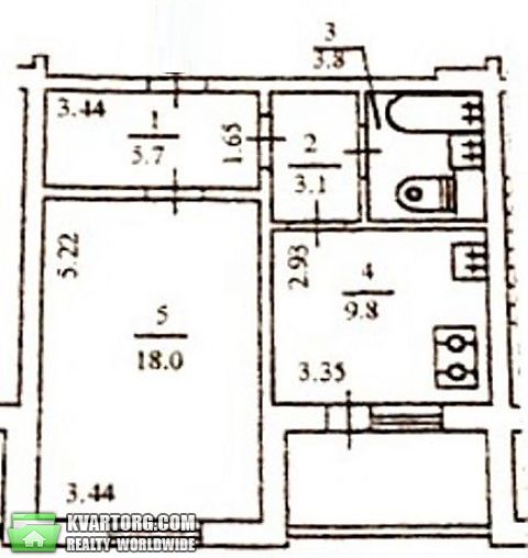 Sell 1-room apartment. Киев,  Драйзера — photo 7
