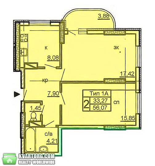 Sell 2-room apartment. Киев,  Крушельницкой — photo 6
