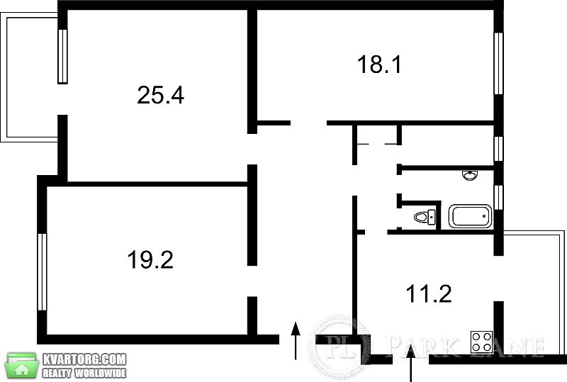 Sell 3-room apartment. Киев, Институтская — photo 4