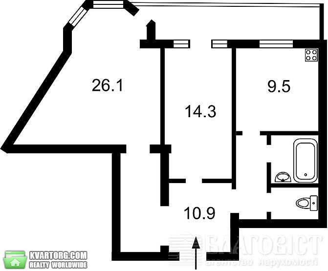 Sell 2-room apartment. Киев,  Костельная — photo 5