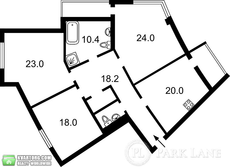 Sell 3-room apartment. Киев,  Филатова — photo 7