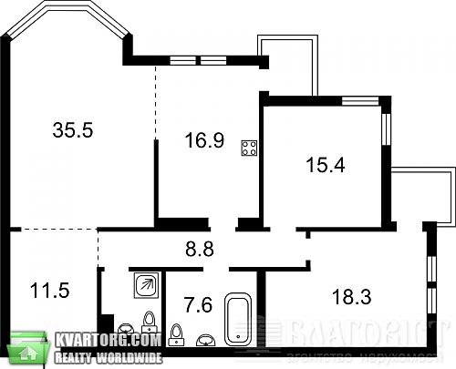 Sell 3-room apartment. Киев, Тимошенко — photo 7