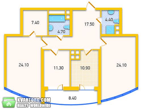 Sell 3-room apartment. Киев,  Никольско-Слободская — photo 4