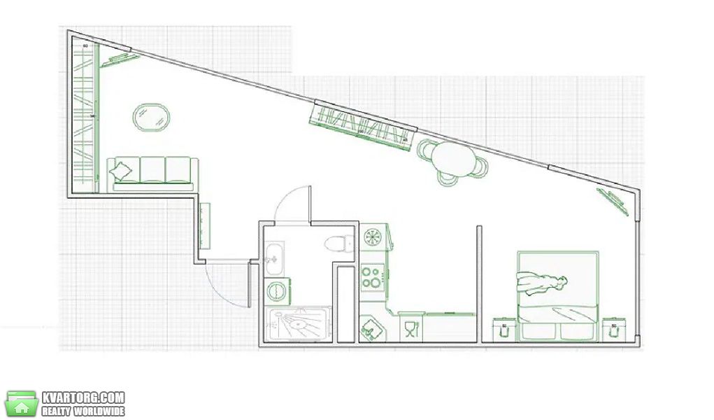 Sell 1-room apartment. Киев,  Заболотного — photo 4