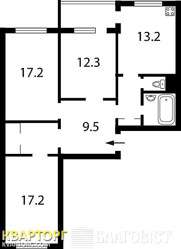 Sell 3-room apartment. Киев,  Урловская — photo 2