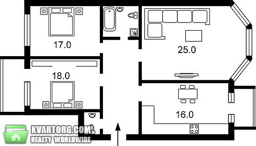 Sell 3-room apartment. Киев,  Амосова — photo 7