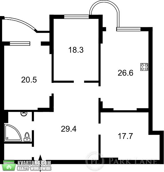 Sell 3-room apartment. Киев, Кудрявский спуск — photo 2
