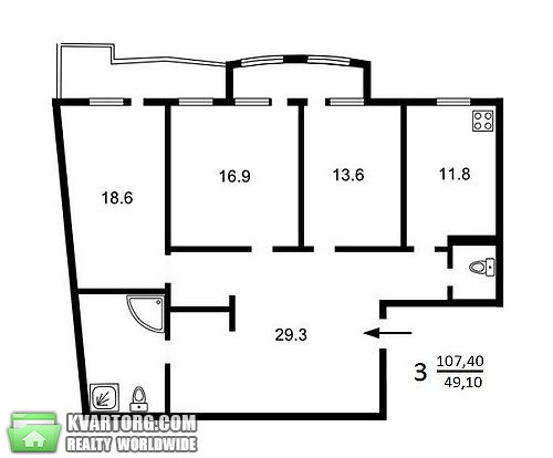 Sell 3-room apartment. Киев,  Гоголевская — photo 9