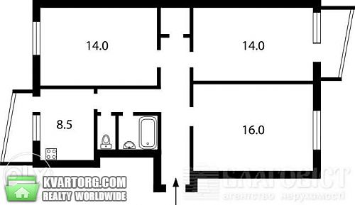 Sell 3-room apartment. Киев, Островского — photo 7