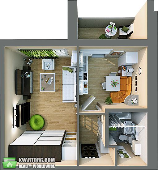 Sell 1-room apartment. Киев, ул. Богдана Хмельницкого — photo 1