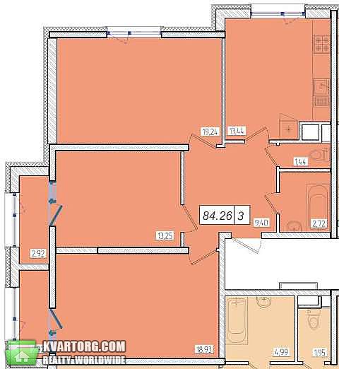 Sell 3-room apartment. Одесса, Жемчужная — photo 10