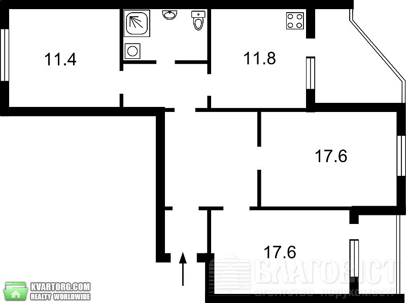 Sell 3-room apartment. Киев,  Эрнста — photo 1