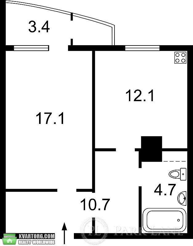 Sell 1-room apartment. Киев, Григоренко пр — photo 10