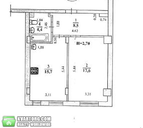 Sell 1-room apartment. Киев, Регенераторная — photo 7