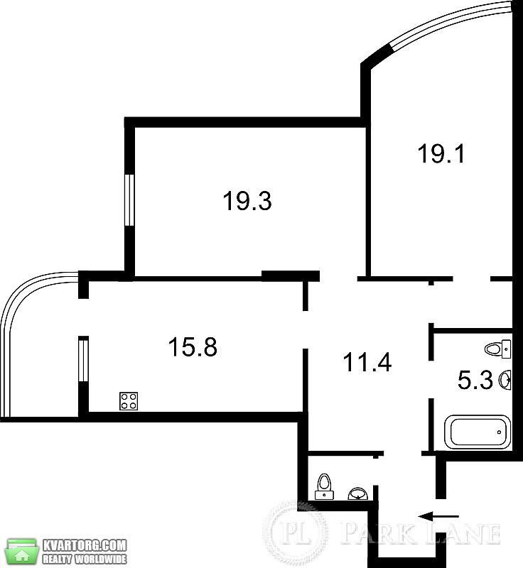 Sell 3-room apartment. Киев,  Драгоманова — photo 3