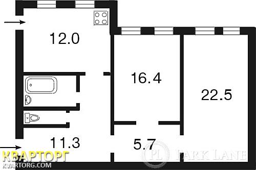 Sell 2-room apartment. Киев, Заньковецька — photo 1