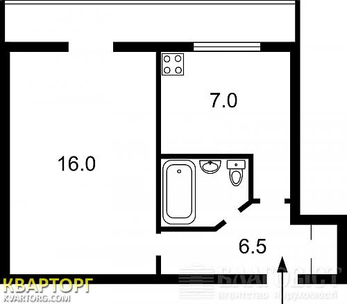 Sell 1-room apartment. Киев, Курчатова — photo 2
