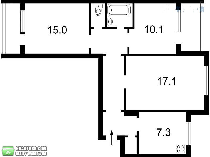 Sell 3-room apartment. Киев,  Кудряшова — photo 1