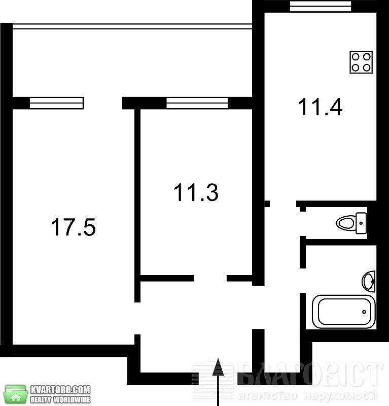 Sell 2-room apartment. Киев,  Ахматовой — photo 7