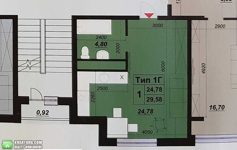 Sell 1-room apartment. Киев, Березовая — photo 9