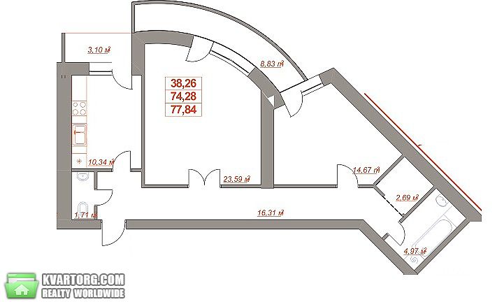 Sell 1-room apartment. Ивано-Франковск, Декабристів — photo 3