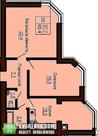 Sell 2-room apartment. Киев,  Большая Окружная — photo 2