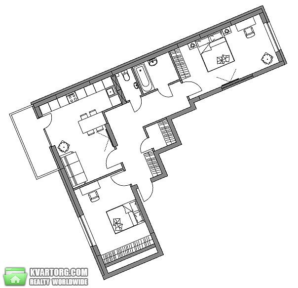 Sell 3-room apartment. Киев, Анри Барбюса — photo 4
