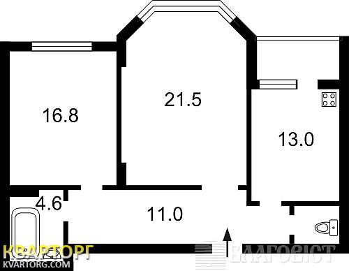 продам 2-комнатную квартиру. Киев,   Гмыри - фото 2