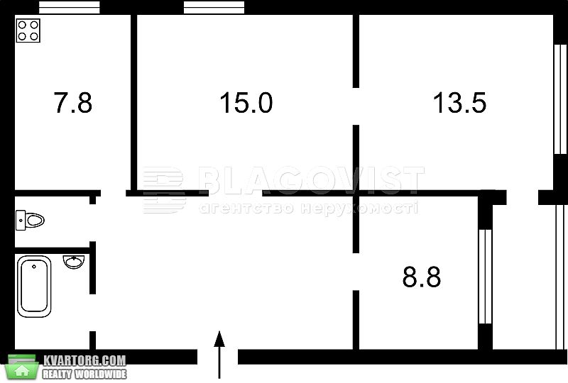 Rent out 3-room apartment. Киев, Левандовская — photo 10