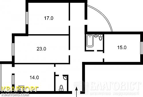 Sell 3-room apartment. Киев, Просвещения — photo 3