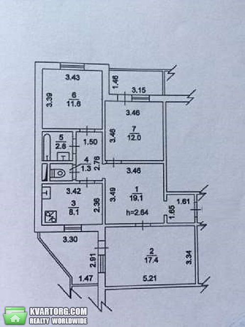 Sell 3-room apartment. Киев,  Градинская — photo 9