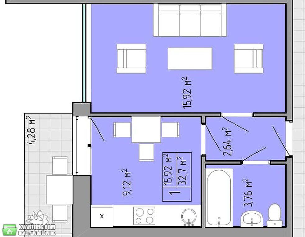 Sell 1-room apartment. Одесса, Ильфа и Петрова — photo 5