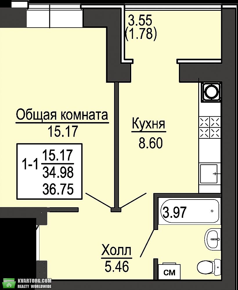 Sell 1-room apartment. Киев, СоборнаяЛенина — photo 4