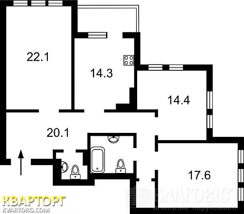 Sell 3-room apartment. Киев,  Голосеевская — photo 2