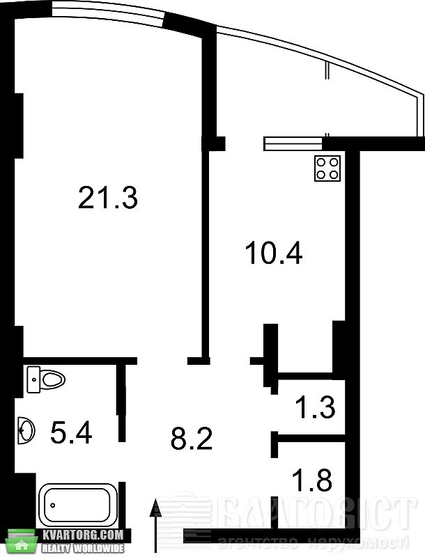 Sell 1-room apartment. Киев,  Автозаводская — photo 7
